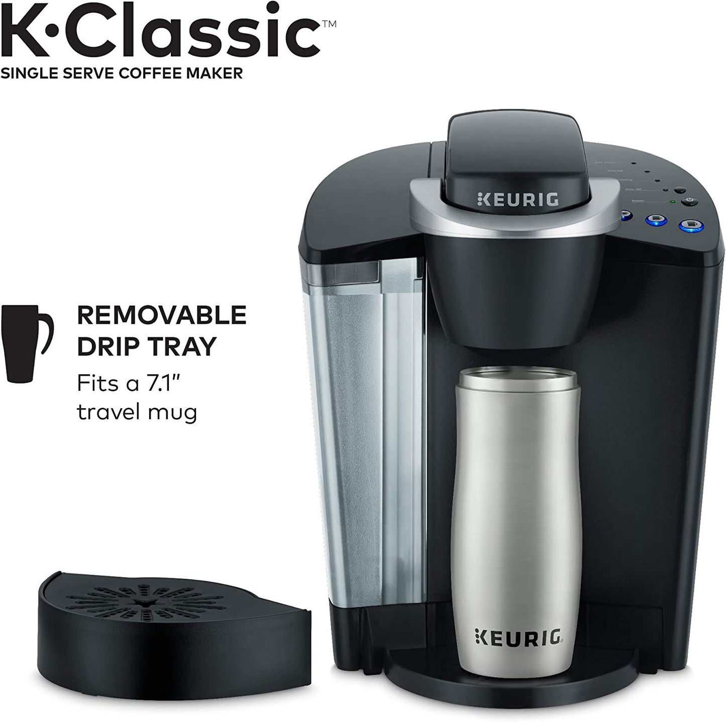Keurig K-Classic Single Serve Coffee Maker W/ Keurig Variety Pack 40 K-Cup Pods