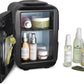 Mini Fridge for Car, Travel Office Desk & Dorm Room 4L Can Electric Plug PINK