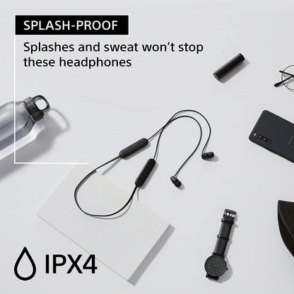 NUWE BLOU Sony WC100 Draadlose in-oor Bluetooth-oorfone met ingeboude mikrofoon -