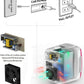 Mini Fridge for Car, Travel Office Desk & Dorm Room 4L Can Electric Plug PINK
