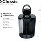 Keurig K-Classic Coffee Maker K-Cup Pod, Single Serve, Programmable, 6 to 10 oz.