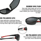4 Pairs Unisex Polarized Sunglasses UV Protection Sports Driving Glasses Sports