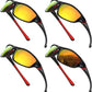 4 Pairs Unisex Polarized Sunglasses UV Protection Sports Driving Glasses Sports