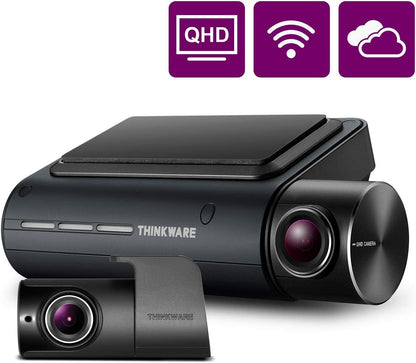 THINKWARE Q800PRO Dubbele Dash Cam Voor- en Agterkamera vir Motor, 1440P, 32GB I NUUT