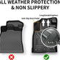 Floor Mats Compatible with Chevrolet Camaro 2016-2024 All Models BLACK Premium