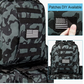 Tactical Military Army Rucksack 60L Assault Detachable Molle Backpack BLKBLUPATC