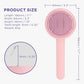 Pet Grooming Brush for Cats, Self Cleaning Cats Hair Brush with Release Button