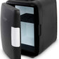 Mini Fridge for Car, Travel Office Desk & Dorm Room 4L Can Electric Plug BLACK