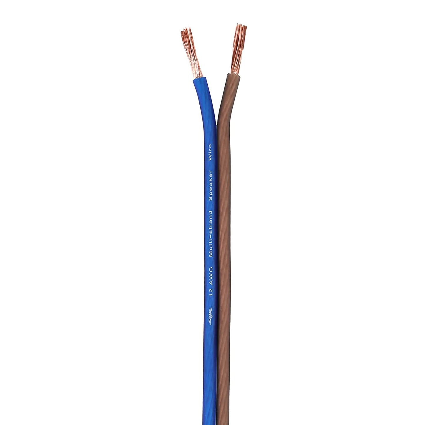 NEW Skar Audio 12 Gauge AWG Audio Speaker Wire - 100 Feet (Blue/Brown)