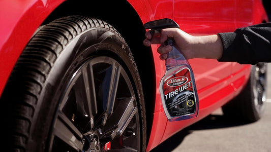 Black Magic Wet Tire Spray Shine 4 Week Shine BM23 Enhancement Protective 23 OZ.