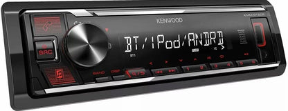Kenwood KMM-BT205 Enkel Din Bluetooth Voorkant USB AUX Digitale Media Ontvanger NUUT