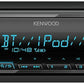 Kenwood K MMBT328 In-Dash Single DIN AUX USB Bluetooth Digital Media Receiver