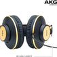 AKG Pro Audio K92 Over-Ear, Closed-Back, Studio Headphones, Matte Black and Gold