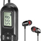 FM Walkman Radio, Mini Digital Tuning Portable Radio with Headphones Belt Clip