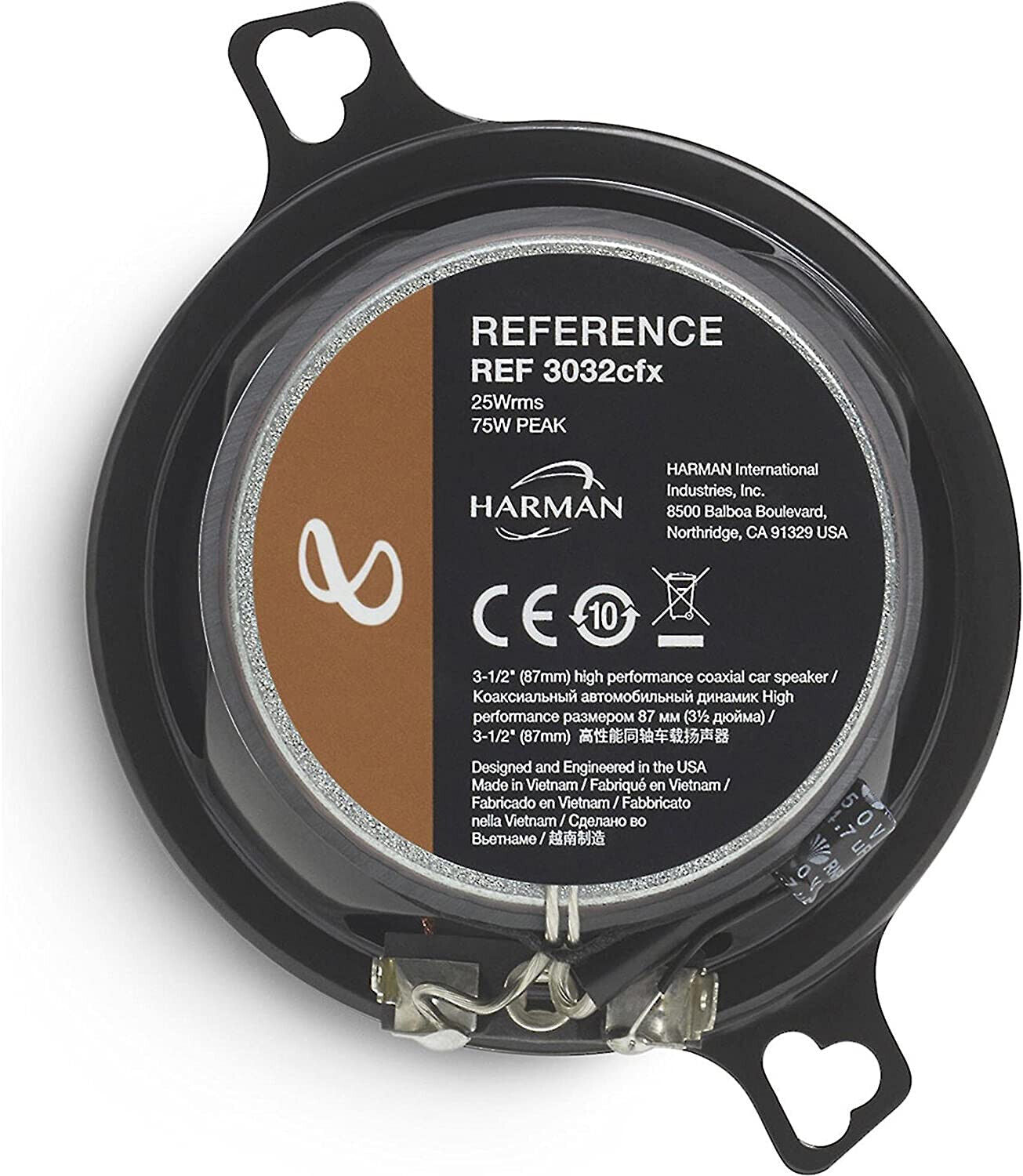 Infinity Reference REF-3032CFX 3-1/2" 2 Way Car Audio Top Of The Line Speakers