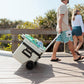 Igloo Trailmate 52Qt Wheeled Cooler, Insulated Hard Shell Ice Chest - Bone