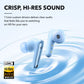 Soundcore by Anker Liberty 4 NC Wireless Noise Cancelling Earbuds, 98.5% Noise Reduction, Adaptive Noise Cancelling to Ears and Environment, Hi-Res Sound, 50H Battery, Wireless Charging, Bluetooth 5.3