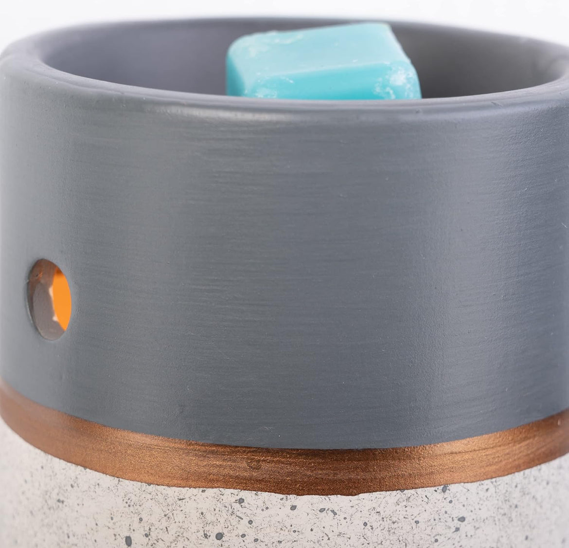 Scentsationals Accent Wax Warmer - Scented Wax Cube Melter - Electric Fragrance Plugin (Kiki Charcoal)