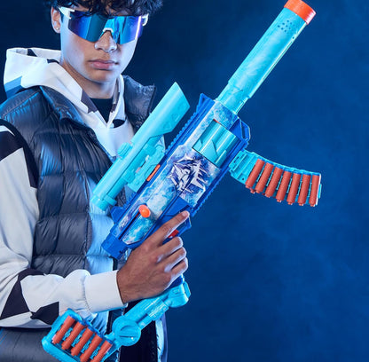Nerf Loadout FrostFusion Blaster, 4 Interchangeable Attachment Accessories, 30 Nerf N1 Darts, Kids Toys & Gifts, Ages 8+