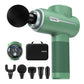 Massage Gun Deep Tissue Portable Percussion Massager for Back and Neck, Handheld Device with Carry Case - (Active Green)