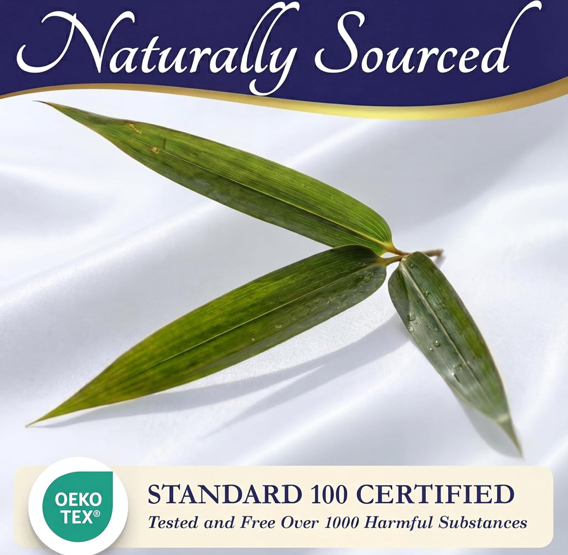 DECOLURE 100% Viscose Derived from Bamboo Sheets Queen Size - Luxury 4 Pc Naturally Cooling Sheets, Ultra Soft Bed Set - Deep 17" Pockets, Durable Double Stitching, Oeko Tex Standard (White)