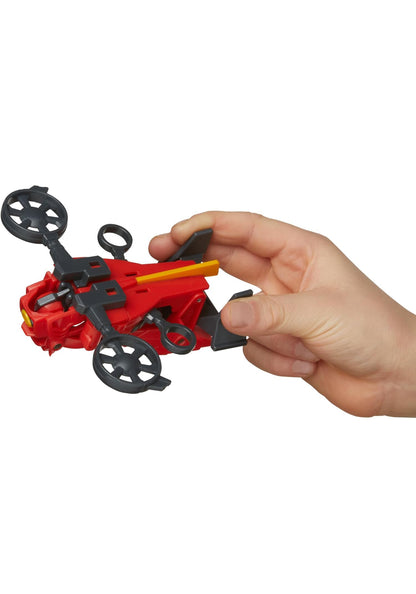 Transformers EarthSpark 1-Step Smash Changers Terran Twitch 4-Inch Action Figure, Robot Toys for Boys and Girls 6 and Up