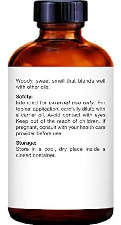 Suiwer Essensiële Olie met Glasdrupper – 100% Suiwer en Natuurlik – Essensiële Olies vir Diffuser, Aromaterapie, Seep- en Kersmaak, Sandelhout Essensiële Olie, Sandelhoutolie, 30 ml