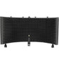 Rockville Pair APM8B 8" 500w Studio Monitors+Stands+Pads+ Headphones+Mic and Shield