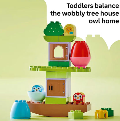 LEGO DUPLO My First Balanserende en Stapelende Boom-Bouspeelstel
