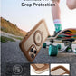 Anker Ultra Magnetic for iPhone Case with Sturdy 360° Ring Stand - with MagSafe (for iPhone 16 Pro Max, Clear Titanium)