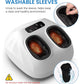 Foot Massager Machine with Heat Shiatsu Foot Massager for Plantar Fasciitis Cordless Control, Up to Size 14 (White)