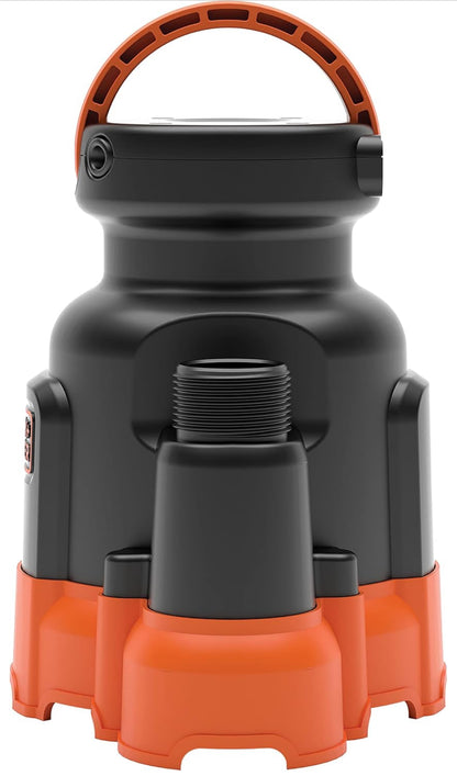 Black+Decker 1/3 HP Dompelwater-/Nutspomp, Pomp tot 2500 GPH