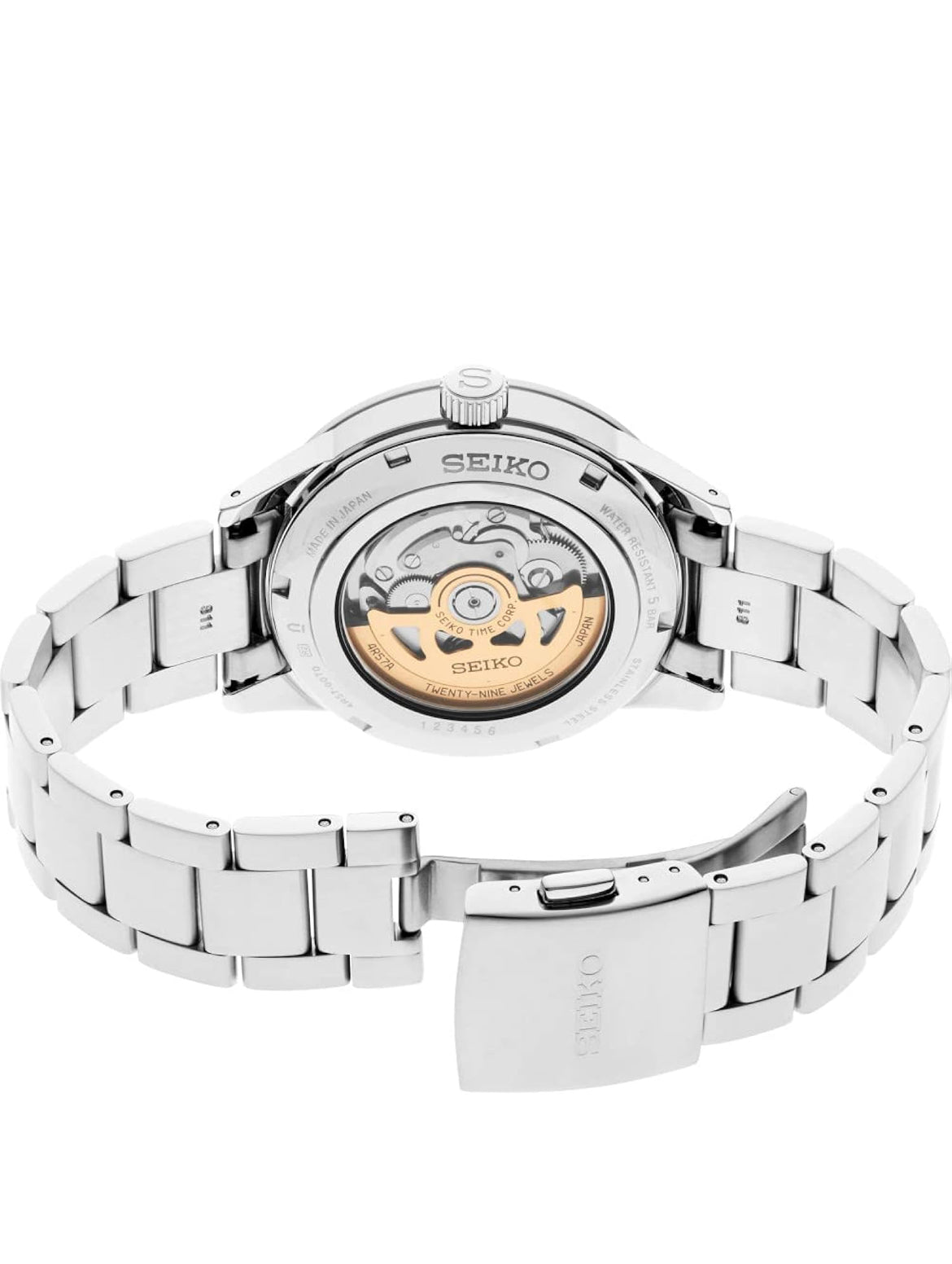 Montre automatique SEIKO pour hommes - Collection Presage '60s - Remontage mécanique, Montre pour hommes style vintage - Étanche 50M
