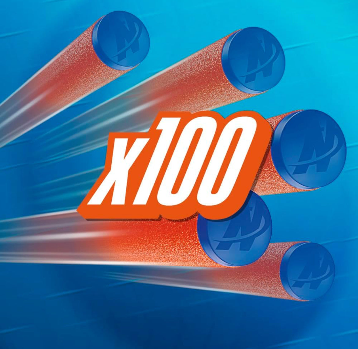 Nerf N Series N1 Darts, Includes 100 Darts, Compatible Only with Nerf N Series Blasters, Outdoor Games, Ages 8+