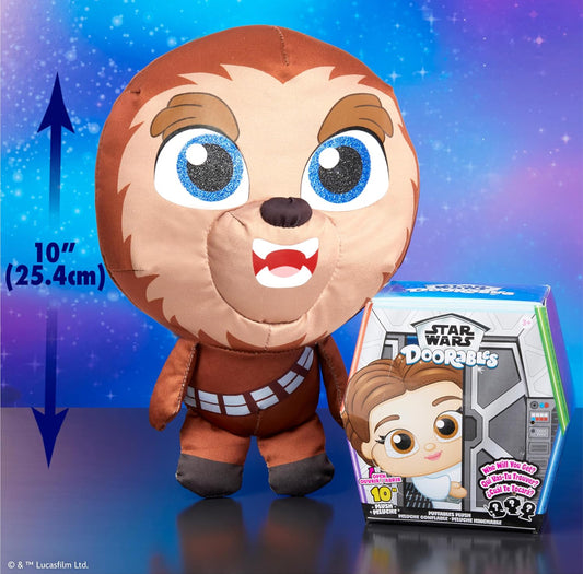 Just Play Star Wars™ Doorables Puffables Plüsch – Star Wars: A New Hope™, 10-duim Versamelbare Plüsch met Glinoë, Style Mag Verskil, Kinderspeelgoed vir Ouderdomme 3 en Op