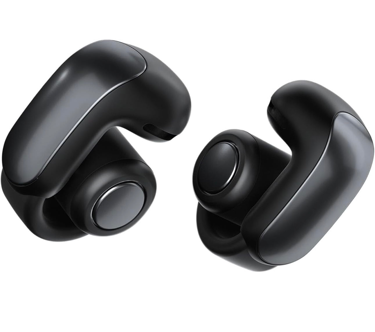 Bose Ultra Open Bluetooth Earbuds, Clip On Design for Comfort, Immersive Audio - Black