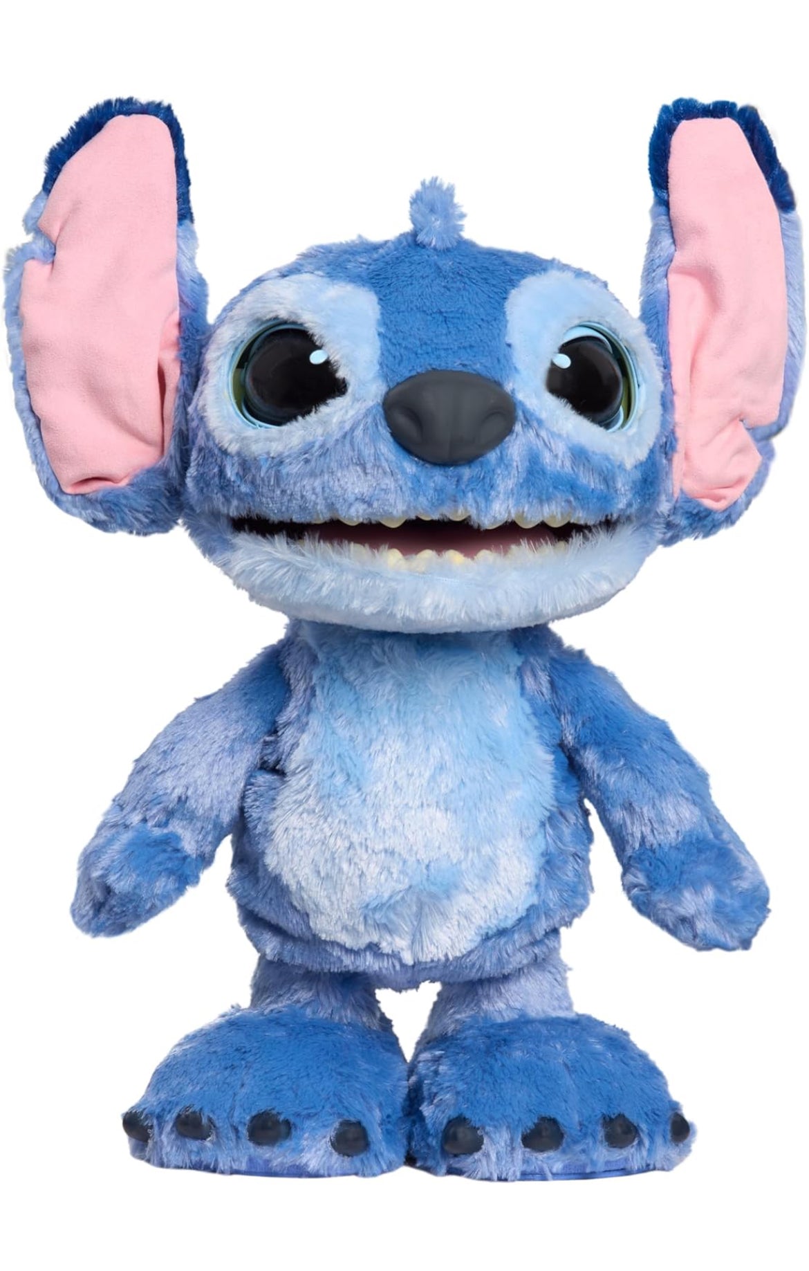 Just Play Disney Stitch Ultimate Interactive 17" Plush Toy, 100+ Sounds & Reactions, Inspired by Disney’s Live-Action Lilo & Stitch Film