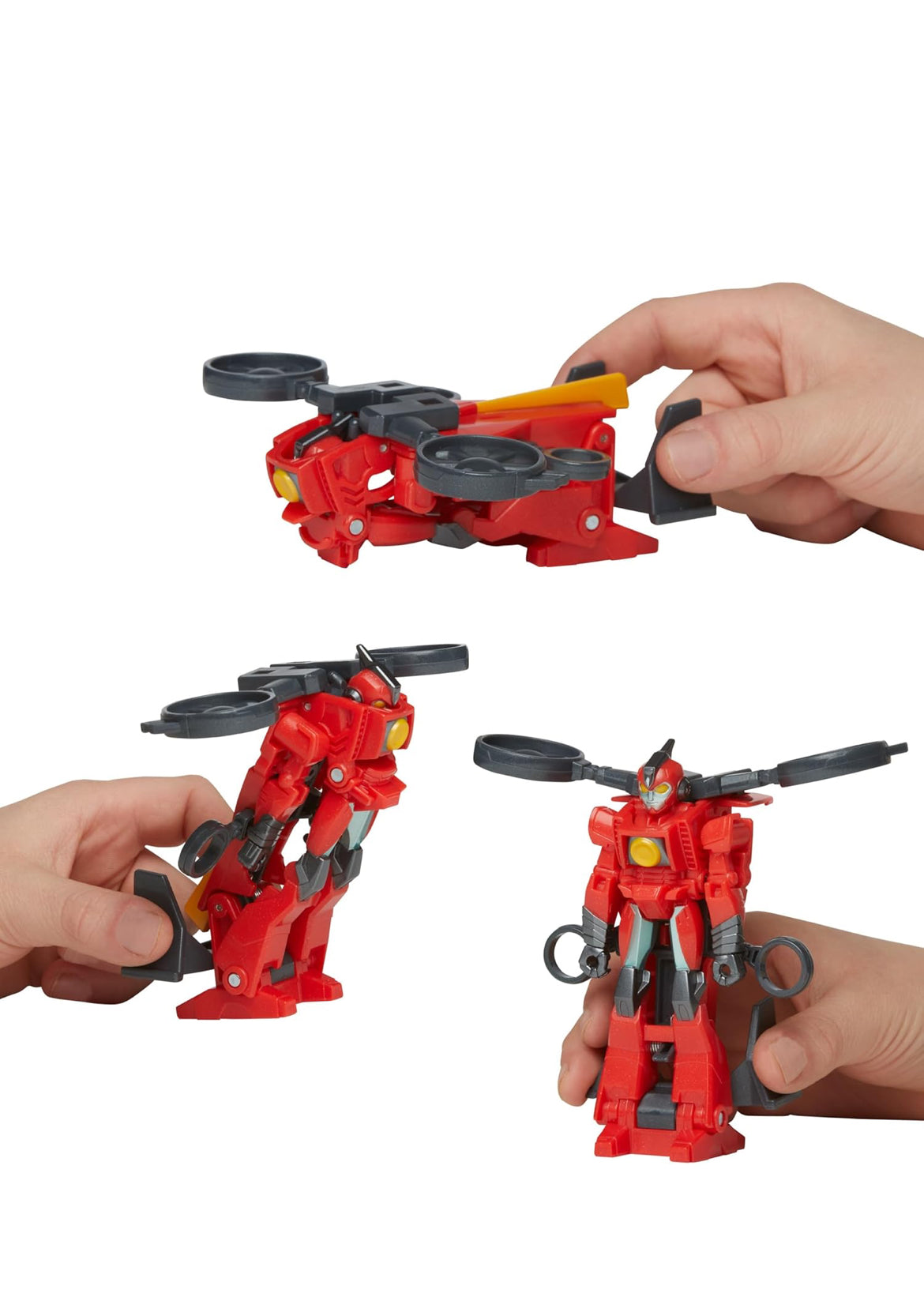 Transformers EarthSpark 1-Step Smash Changers Terran Twitch 4-Inch Action Figure, Robot Toys for Boys and Girls 6 and Up