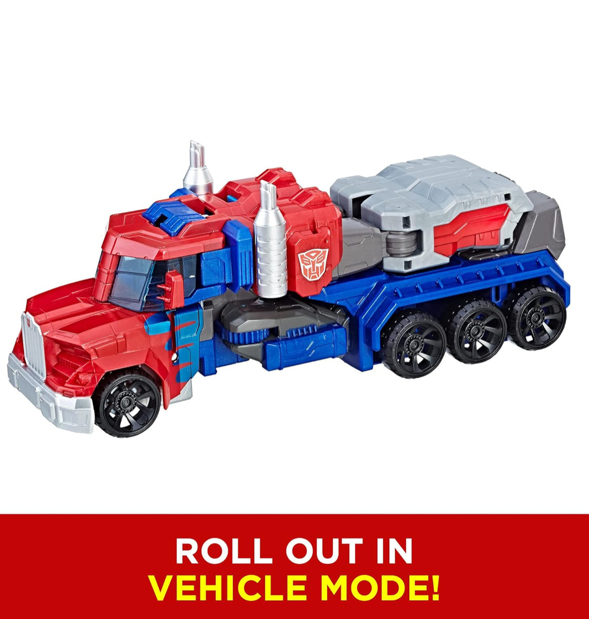 Transformers Toys Heroic Optimus Prime Action Figure - Timeless Large-Scale Figure, Changes into Toy Truck - Toys for Kids 6 and Up, 11-inch (Amazon Exclusive)