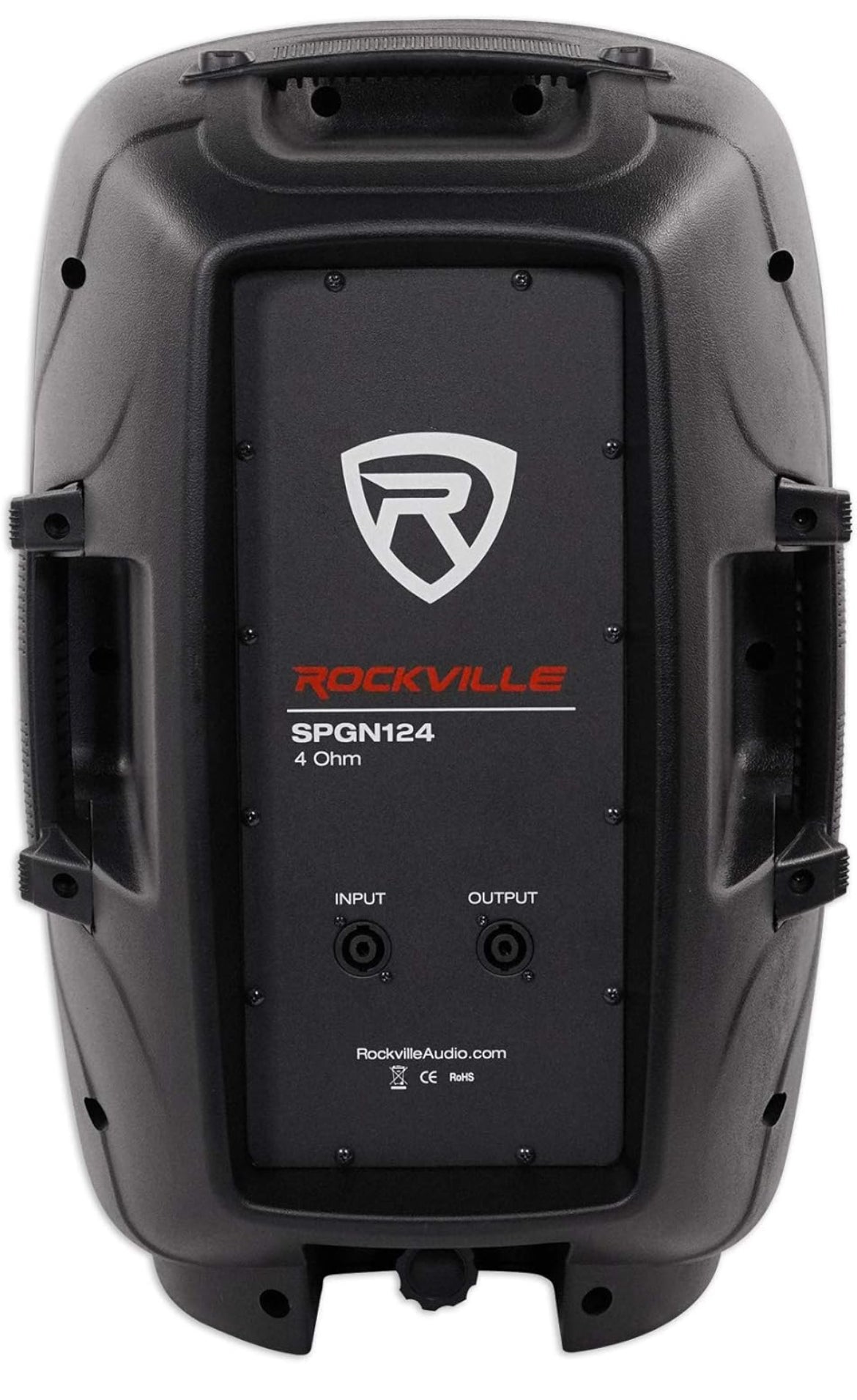 Rockville SPGN124 12" Passive 1200W DJ PA Speaker ABS Lightweight Cabinet 4 Ohm