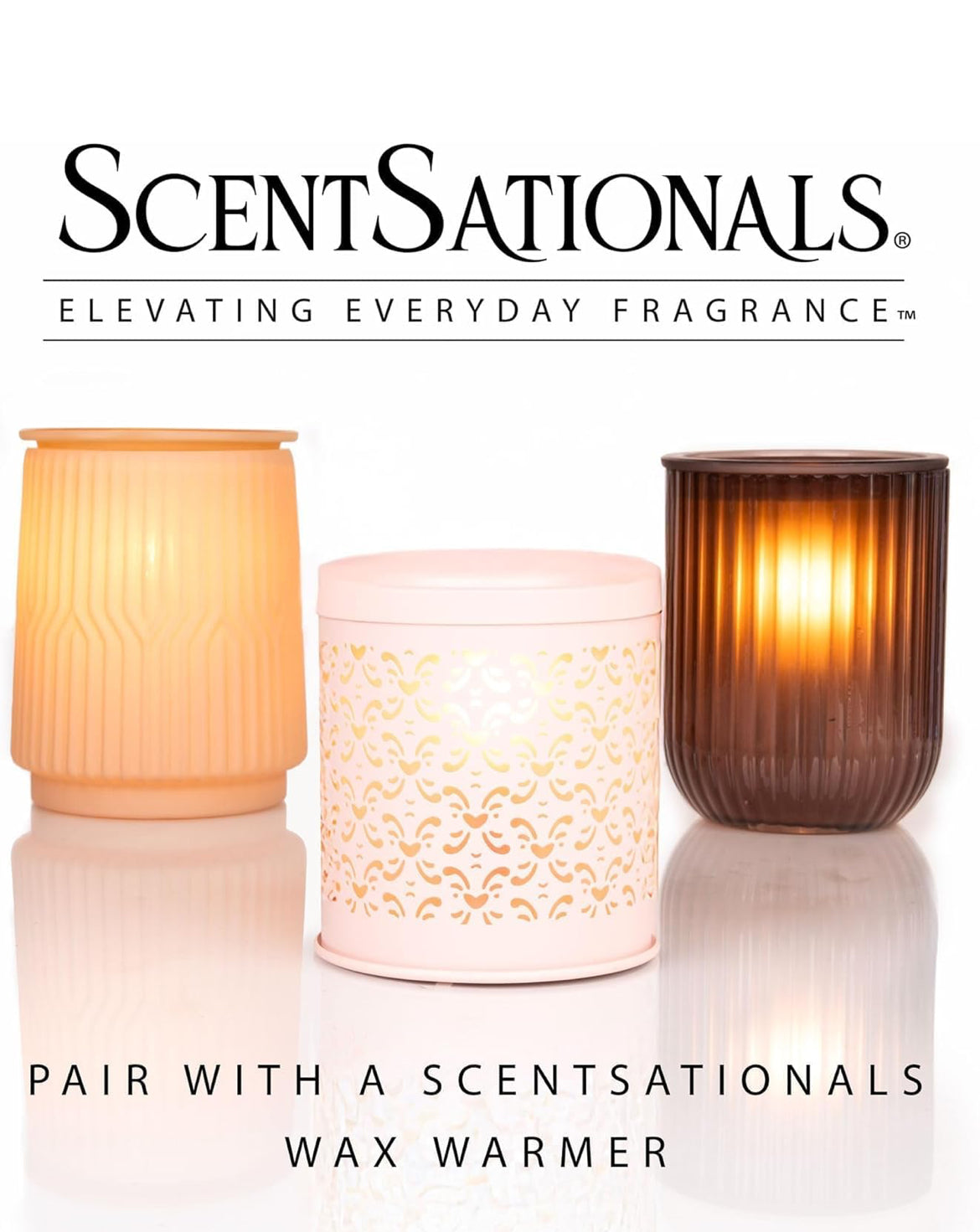 Scentsationals Christmas Wax Melts Cubes Long Lasting, Strong Scent - 10oz (Pack of 4)
