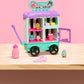 Just Play Disney Munchlings Ice Cream Cart (13-Piece) Color Change Figure Playset - Kids Toys for Ages 3 Up