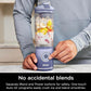 Ninja Blast Max, Portable Blender + Twist & Go, Personal Smoothie, Blend, Ice Crush, 3 Programs, Cordless, 22 oz - LAVENDER