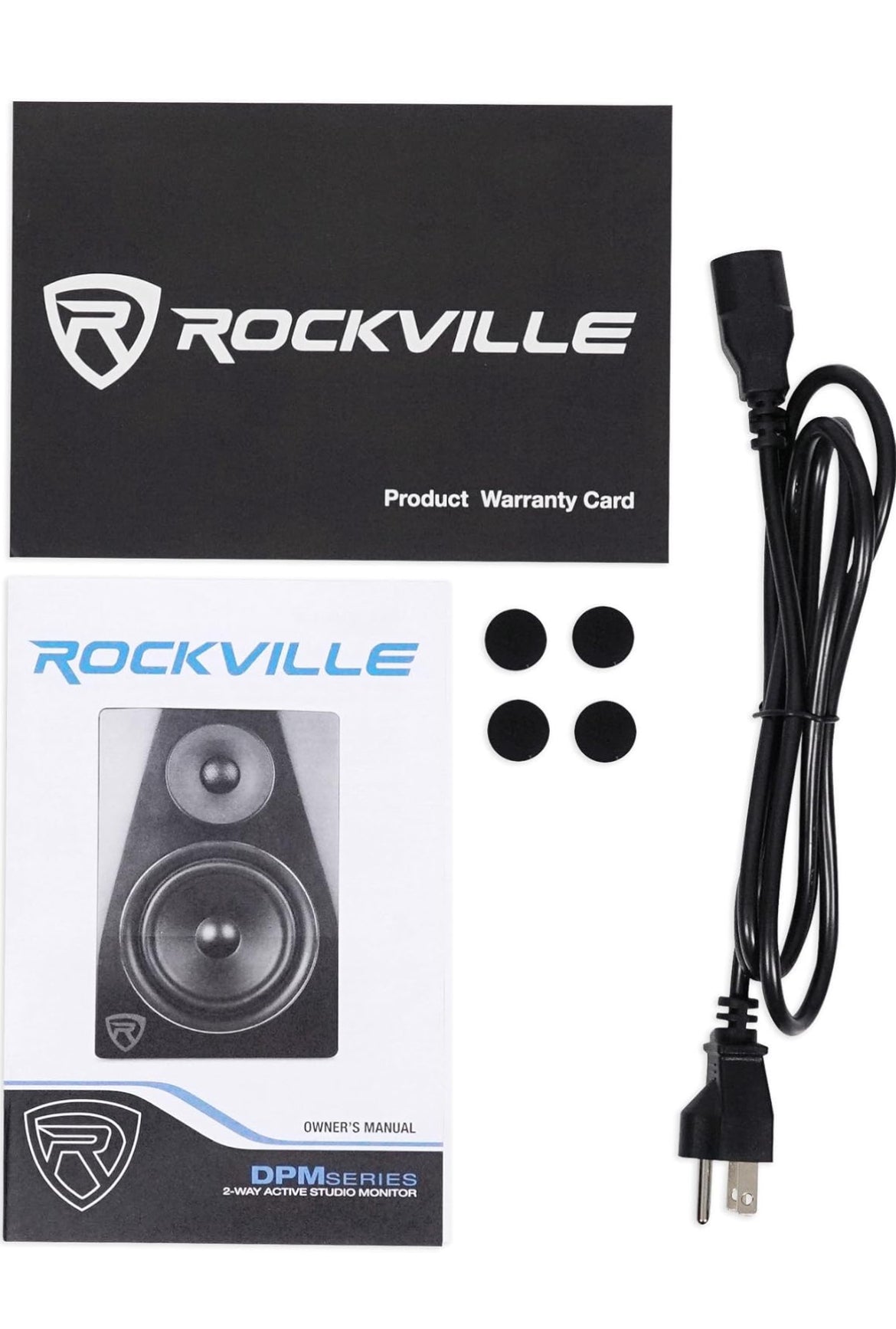 Rockville 5.25" 2-Way 150W Wood Active/Powered Studio Monitor Speaker (DPM5C)