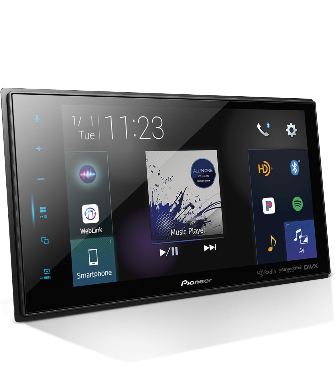 Pioneer DMH-C5500NEX 8" Capacitive Touchscreen Modular Chassis Car Stereo
Digital Multimedia Receiver, Wired Apple CarPlay & Android Auto, Alexa, Bluetooth, Backup Camera, FLAC, Hi-Volt RCA