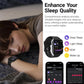 S4 One Smart Watch 1.78" Ultra-Clear Screen Call/Answer Fitness Tracker, Sleep Monitor IP68 Waterproof for iOS 11.0+ Android 9.0+ (Black)