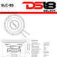 DS18 SLC-8S Subwoofer in Black - 8-Inch Speaker, 400W Max Power 4 Layer Voice Coil, 4 Ohm Impedance (1 PC)
