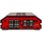 DS18 SXE-1200.4/RD Car Amplifier Stereo Full-Range Class A/B 4-Channel @4 OHM 1200 Watts - Powerful and Compact Amp  - NEW