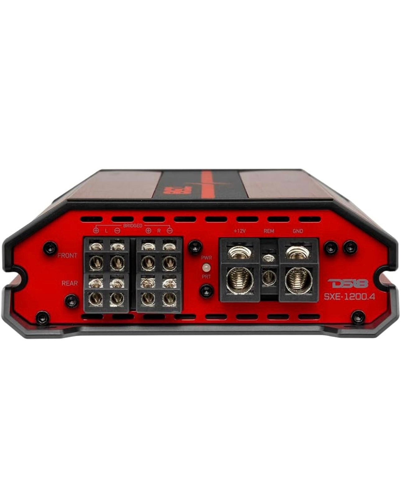 DS18 SXE-1200.4/RD Car Amplifier Stereo Full-Range Class A/B 4-Channel @4 OHM 1200 Watts - Powerful and Compact Amp  - NEW