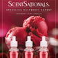 ScentSationals Sparkling Raspberry Sorbet Fragrance Oil Plug In Air Freshener Refills 3-Pack - Works w/ Scentsationals Wall Plugs - Packaging May Vary